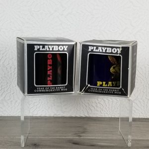 2 Playboy Year Of The Rabbit 1999 Coffee Mugs Mug
